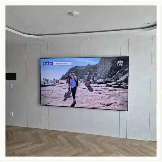 서울 경기 거실 벽걸이TV 설치 참고 사진