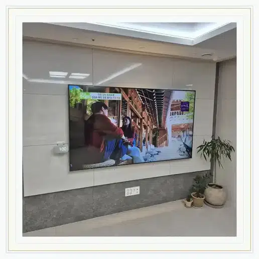영등포 TV 거치대 및 주변 공간 참고용 거실 사진 3