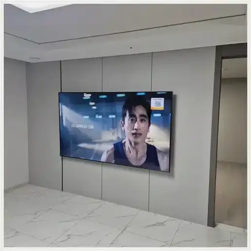 안양 벽걸이TV 설치 방법 참고용 TV 거실 사진 2